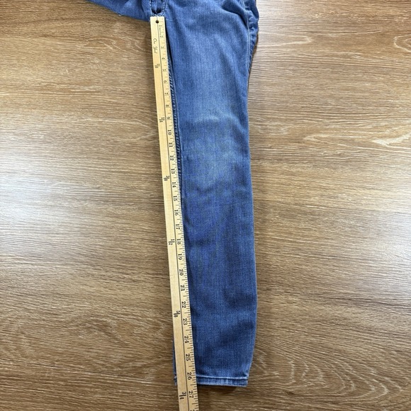 Hollister Women's Mid-Rise Super Skinny Jeans Blue Stretch Size 1R W25 L28 - Picture 8 of 11